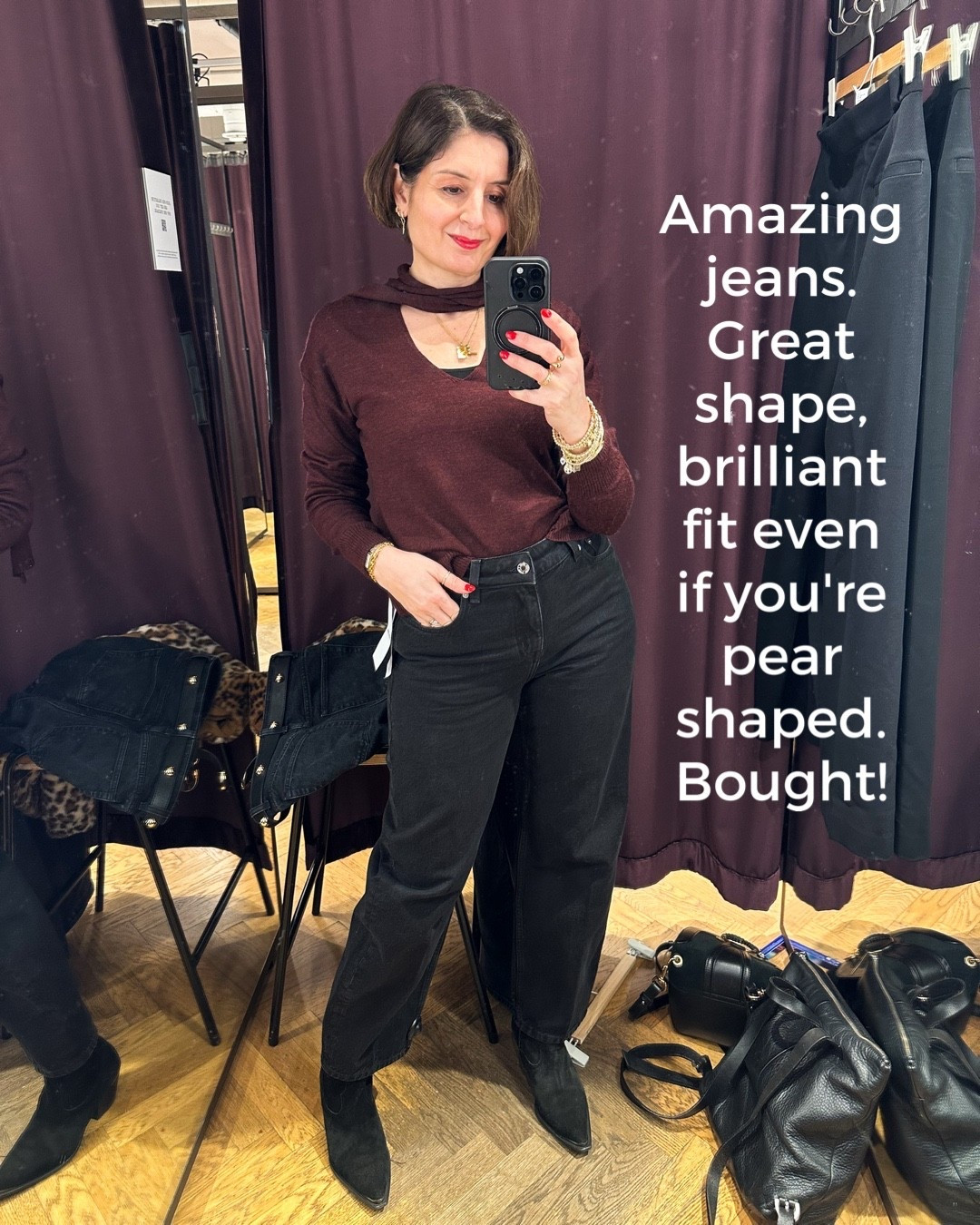 I’m wearing the size 10. Love them! Lots of washes available. They’re a tapered leg but not barrel. Very flattering I think  

#LTKuk #LTKwinter #LTKeurope