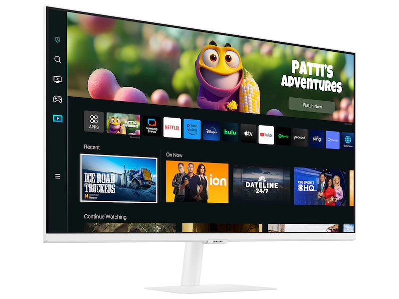 32" M50C FHD Smart Monitor with Streaming TV in White | Samsung