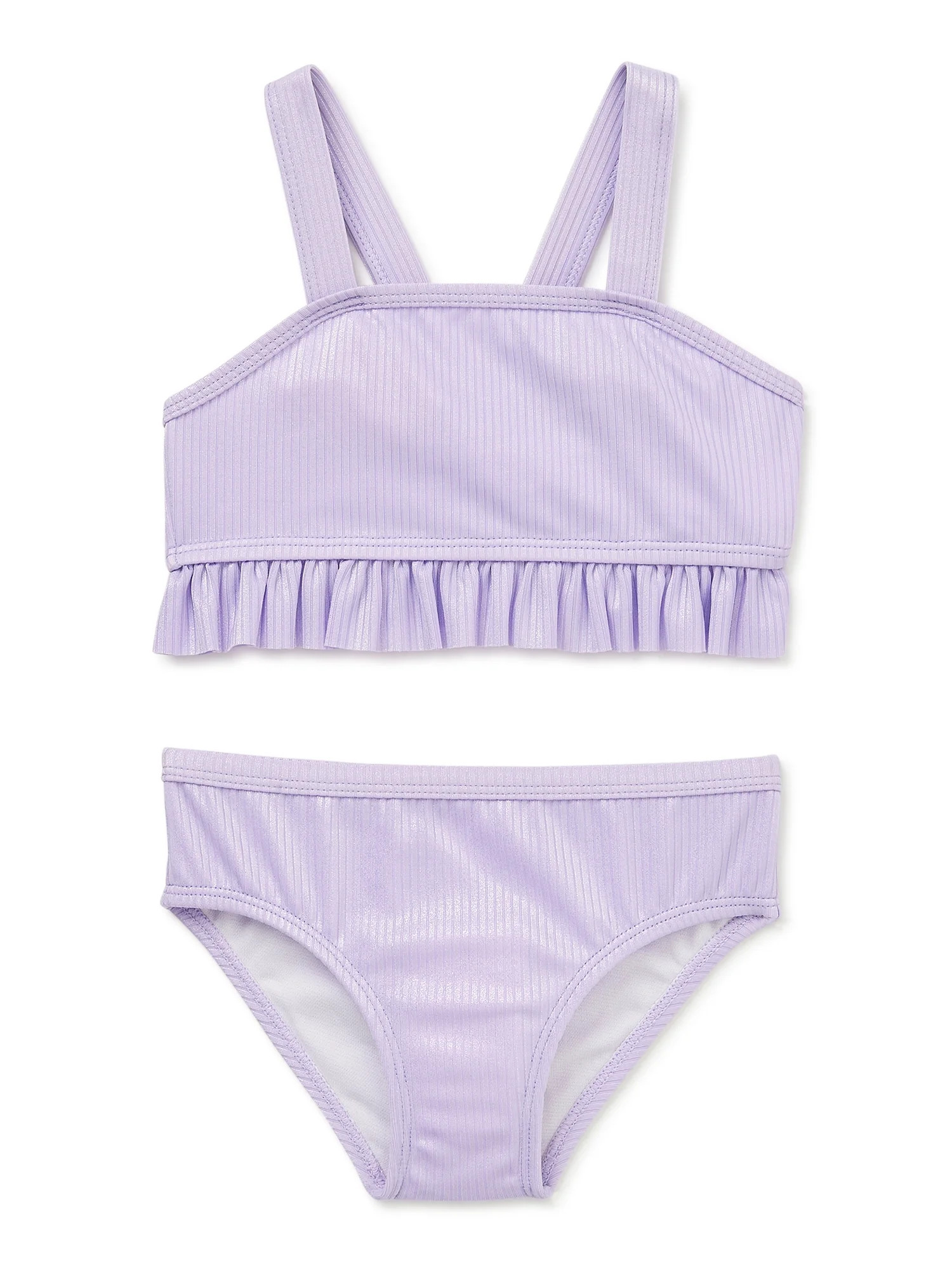 Wonder Nation Baby and Toddler Girl Bikini Swim Set, Sizes 12M-5T | Walmart (US)