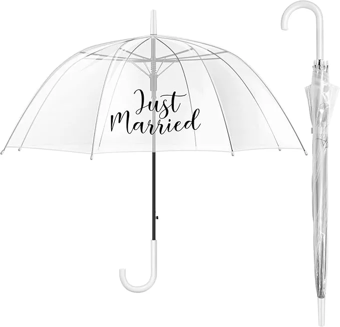 2 Pcs Clear Umbrella Wedding Just … curated on LTK