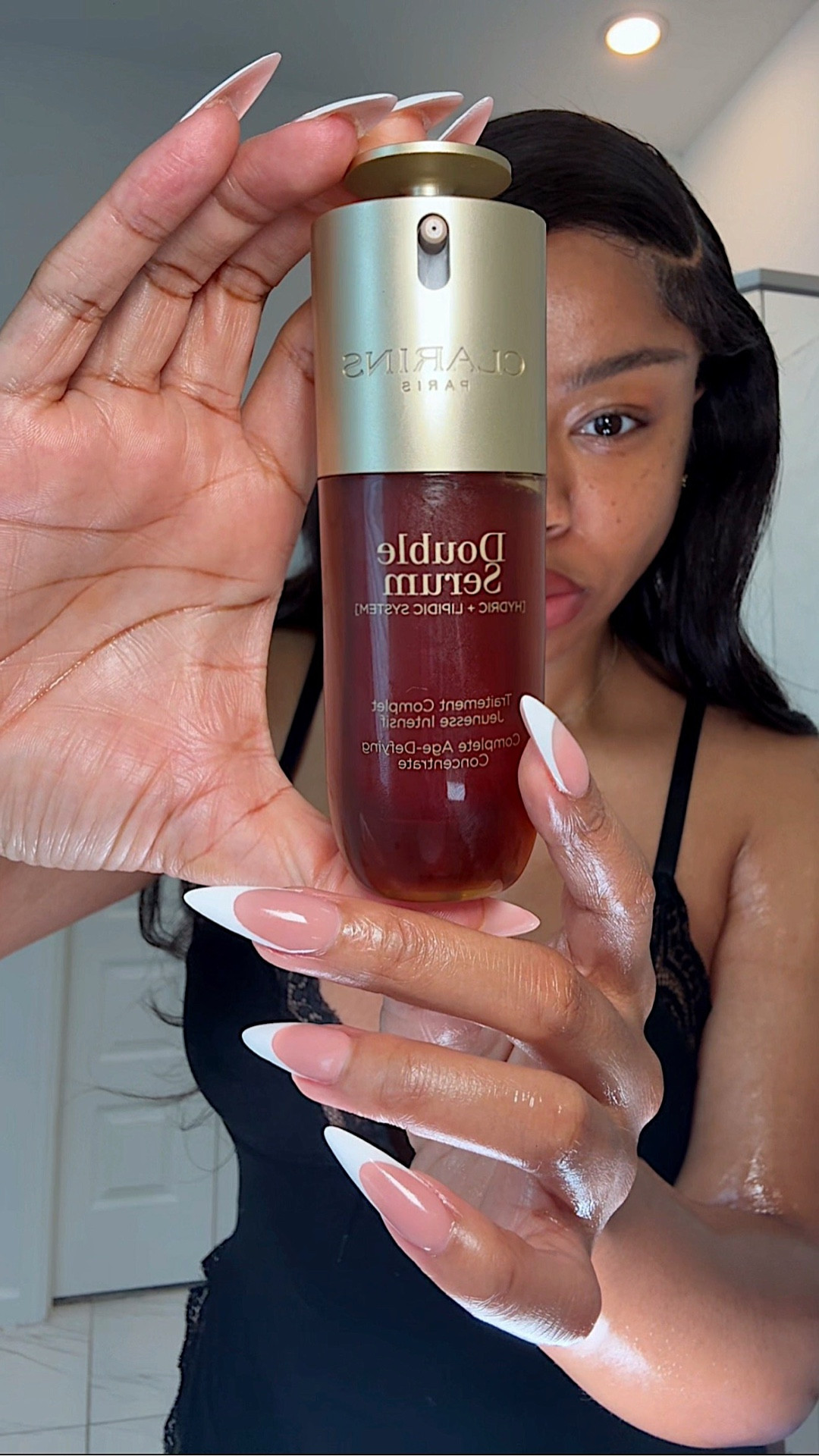 Clarins Double Serum! 
This is the absolute best serum I have ever used. I didn’t realize how important serums were until I found one that actually worked! I literally forget to use moisturizer after because of how hydrated it leaves my skin! This is so worth it!! I provided multiple store options so that you could choose what’s best for you! Sometimes there’s sales so look out for that! And thank me later when you love it! ￼

#LTKBeauty