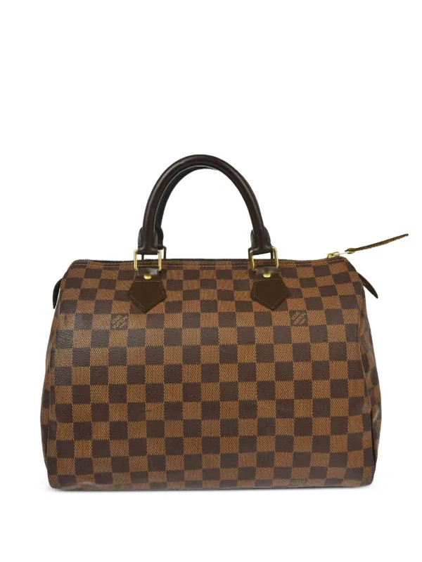 Louis Vuitton Pre-Owned 2009 Speedy 30 Handbag | Brown | FARFETCH | Farfetch Global