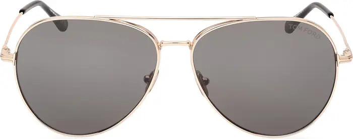 TOM FORD Dashel 62mm Oversize Pilot Sunglasses | Nordstrom | Nordstrom
