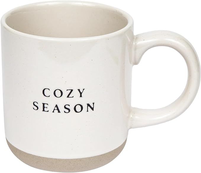 Sweet Water Decor Cozy Season Stoneware Coffee Mug | Fall and Winter Novelty Coffee Mugs | Microw... | Amazon (US)