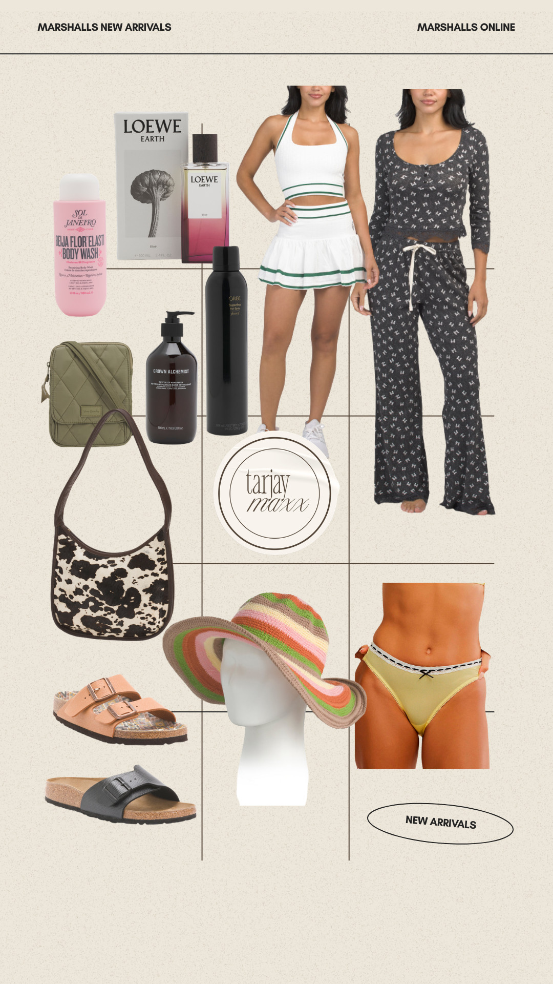 Marshalls online finds are seriously tempting me right now 🤎 The cow print bag is still having a moment, the Loewe perfume is such a chic find, and that matching Free People tennis set is giving country club summer. 

wedding guest dress summer, summer outfits, fathers day gift guide, summer dresses, country concert outfits, date night outfits, business casual workwear, work outfits, vacation outfits beach, travel outfits, Marshalls finds, online shopping, beauty finds, vacation style, summer accessories
 

 #LTKootd #LTKHome #LTKBeauty