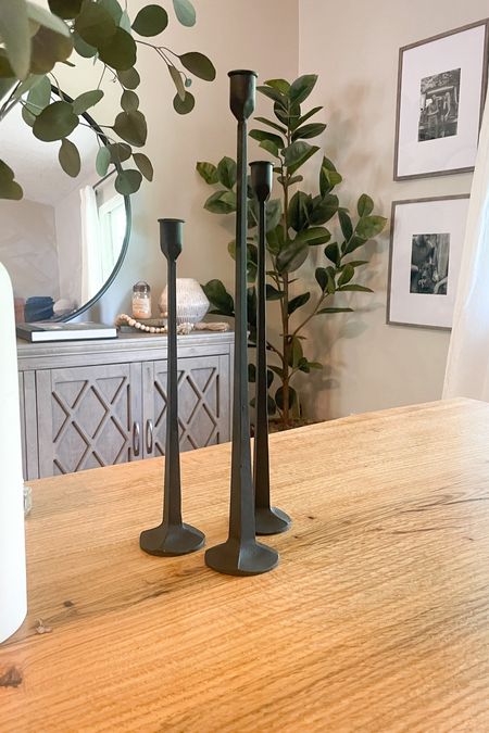 Cast iron candle sticks. Love this Amazon home find!

#LTKhome