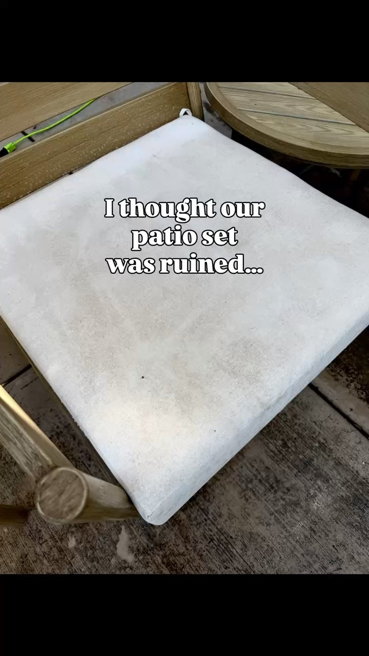 Patio furniture cleaner! 