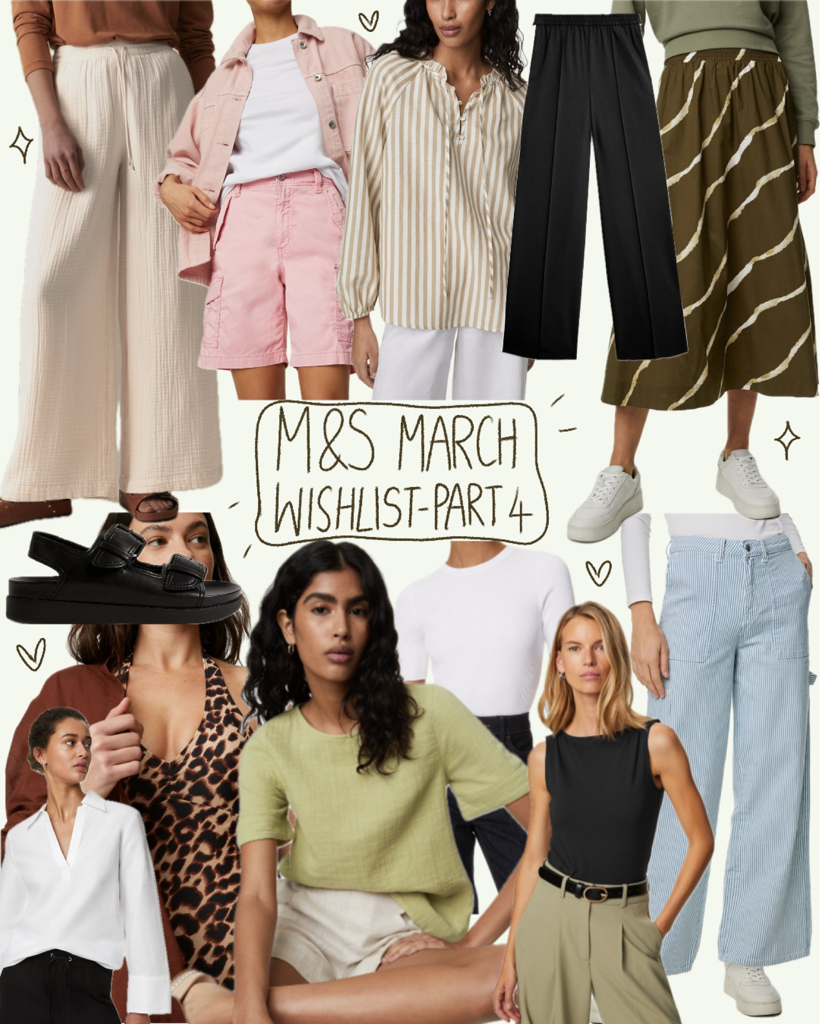 M&S March Wishlist Part 4!
Some gorgeous summer basics, leopard print and blue striped trousers!

#LTKfindsunder50 #LTKSpringSale #LTKstyletip