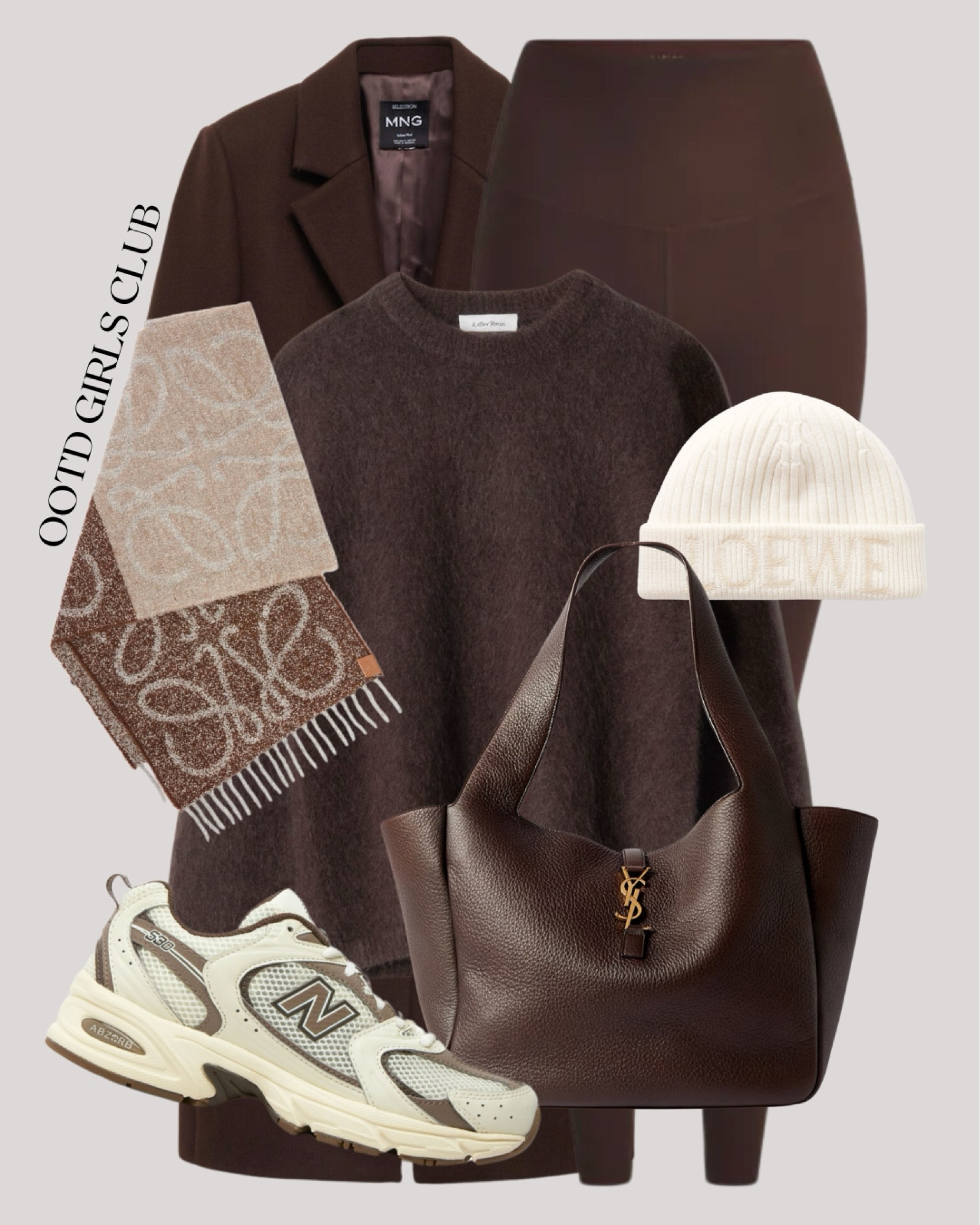 Chocolate brown for a casual day 

#LTKeurope #LTKstyletip #LTKbag