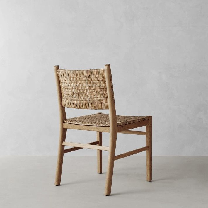 Sullivan Woven Dining Side Chair, Natural | Williams-Sonoma