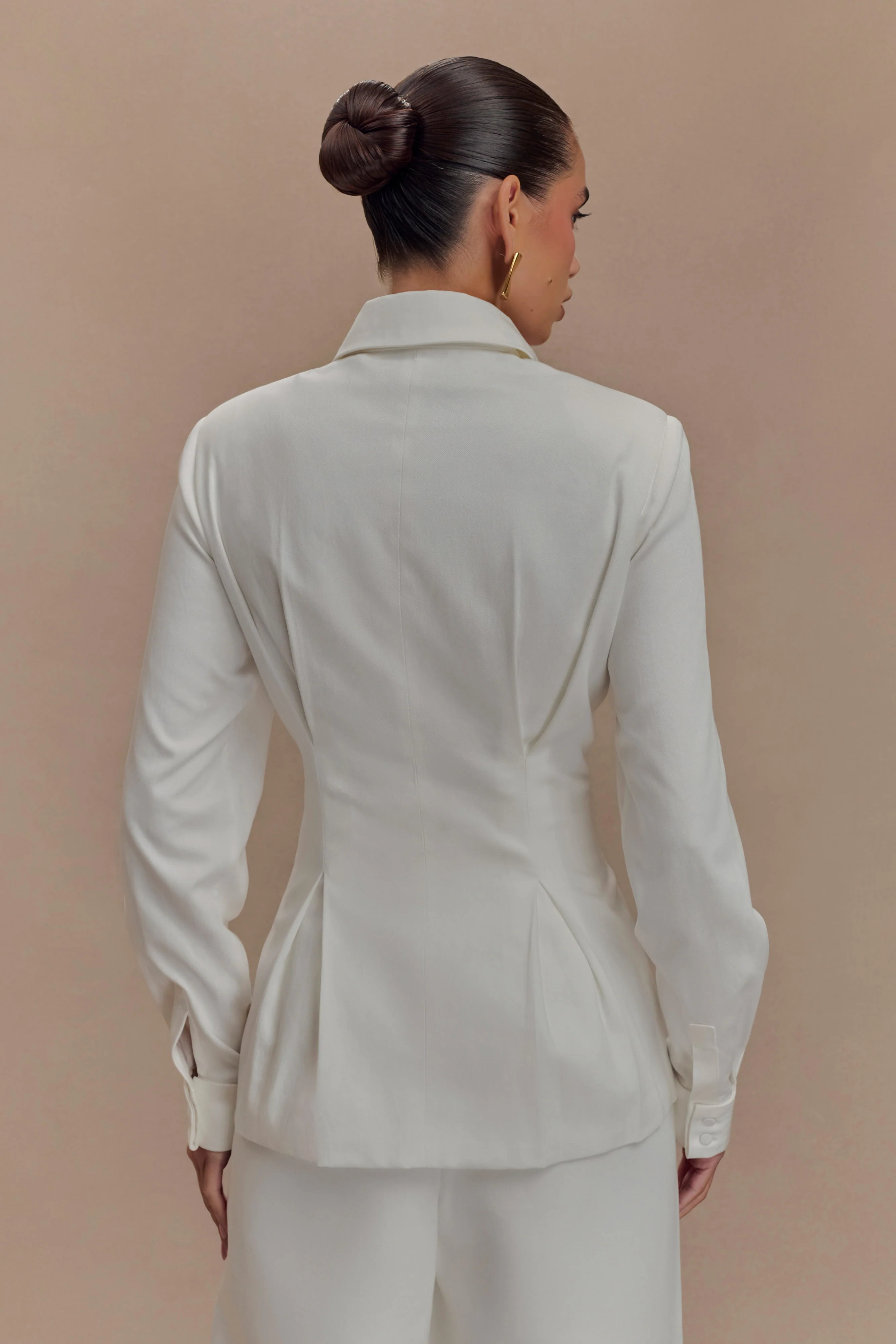 Rhia Oversized Shirt - White | Meshki (APAC)