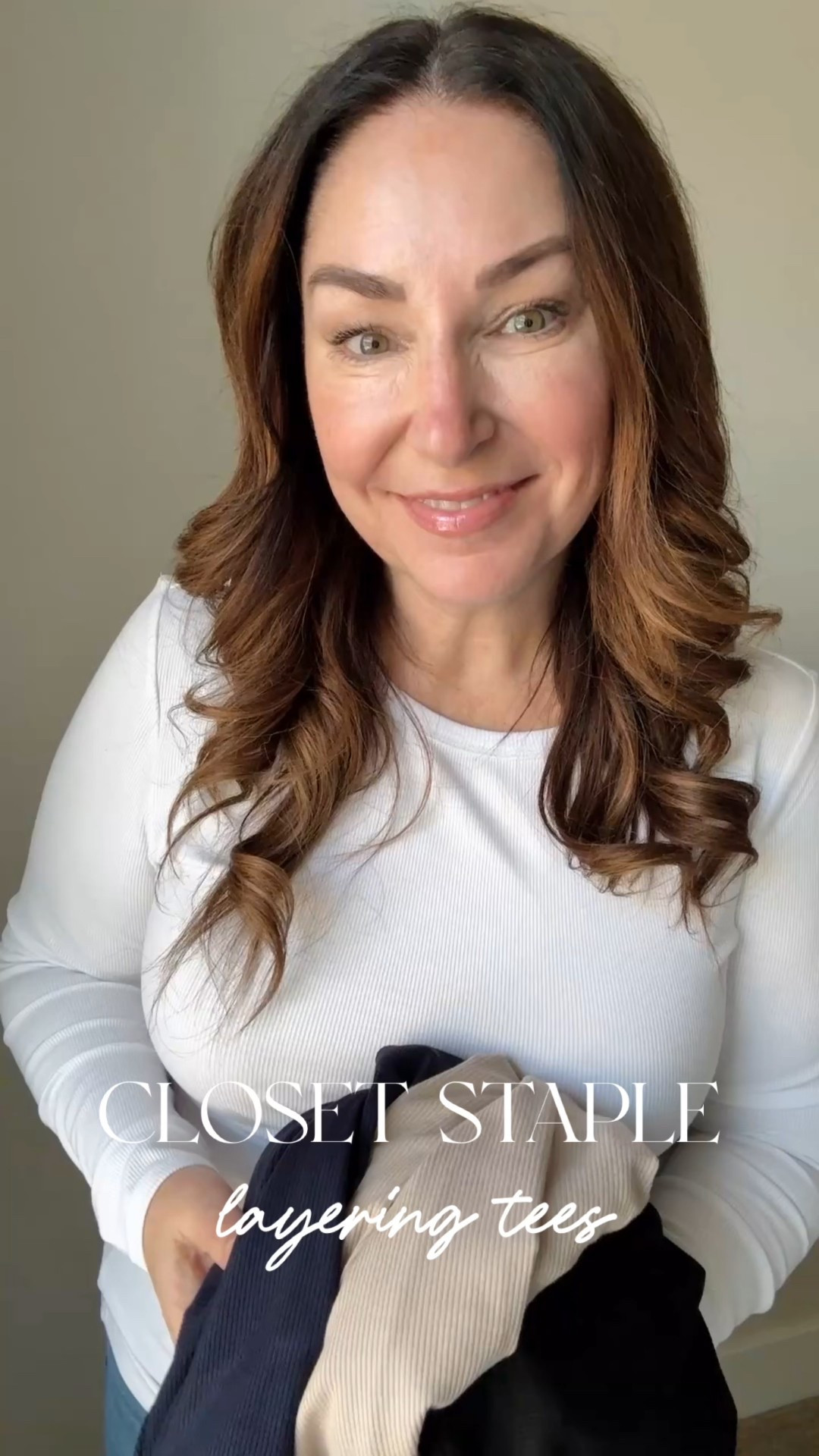 Amazon Layering tee are a closet staple! These are stretchy and come in great neutral colors. Runs true to size, wearing large

#LTKMidsize #LTKSeasonal #LTKOver40