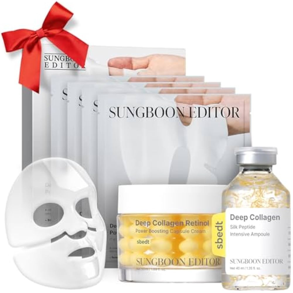 SUNGBOON EDITOR 3-Step For Fine Line Care Trio set for Glow Skin | Deep Collagen Overnight Mask &... | Amazon (US)