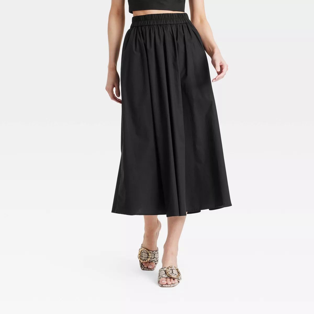 Women's A-Line Midi Picnic Skirt - A New Day™ | Target