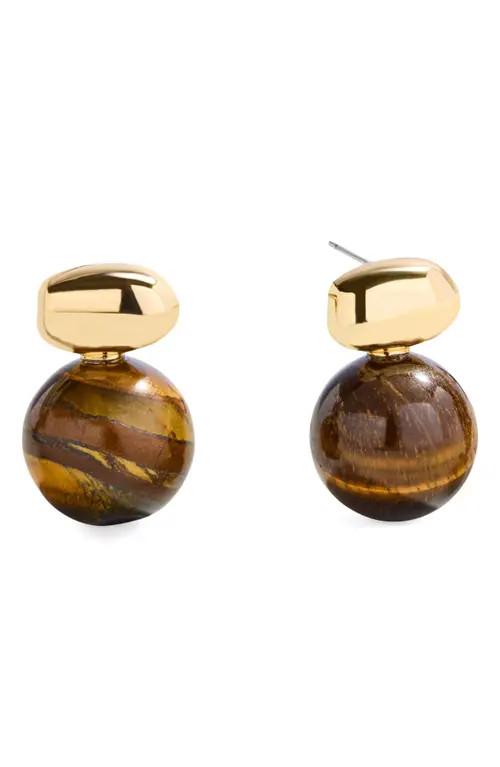 BaubleBar Nat Stud Earrings in Gold at Nordstrom | Nordstrom