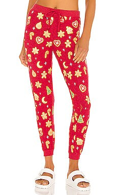 Chaser Christmas Cookies Pant in Strawberry from Revolve.com | Revolve Clothing (Global)