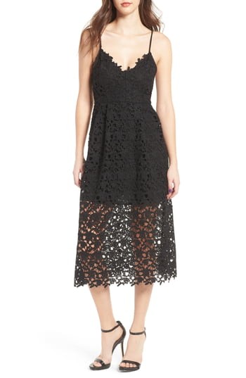 Women's Astr The Label Lace Midi Dress | Nordstrom