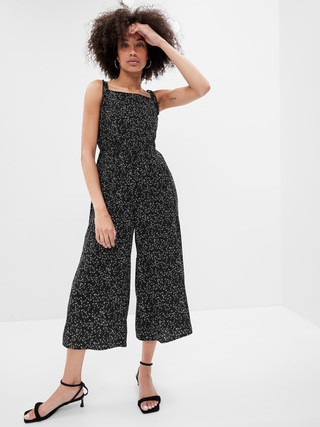 Print Wide-Leg Cami Jumpsuit | Gap Factory