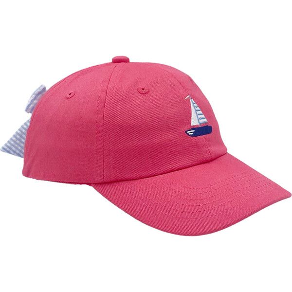 Sailboat Bow Baseball Hat, Regan Red | Maisonette