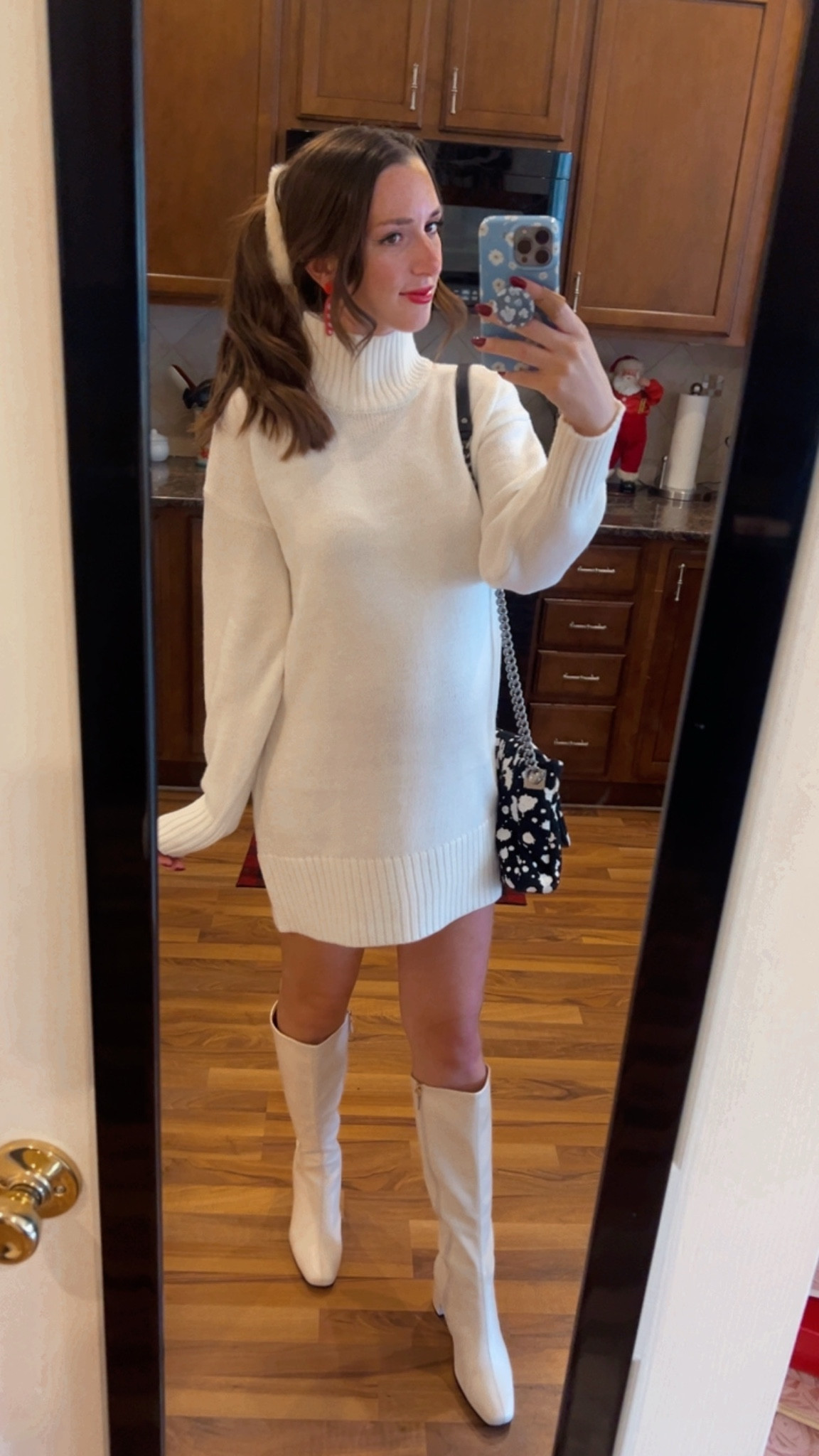 BLACK FRIDAY sales start today at PinkBlush Maternity!! Get all your perfect holiday finds like this cream sweater dress = perfect for Christmas 🎅🏻 shop w/ the coupon code BLACKFRIDAY to get 40% off this dress!! 

#LTKHoliday #LTKCyberWeek #LTKBump