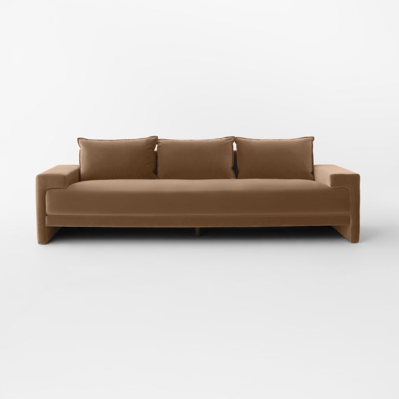 Camden Rye Velvet Sofa + Reviews | CB2 | CB2