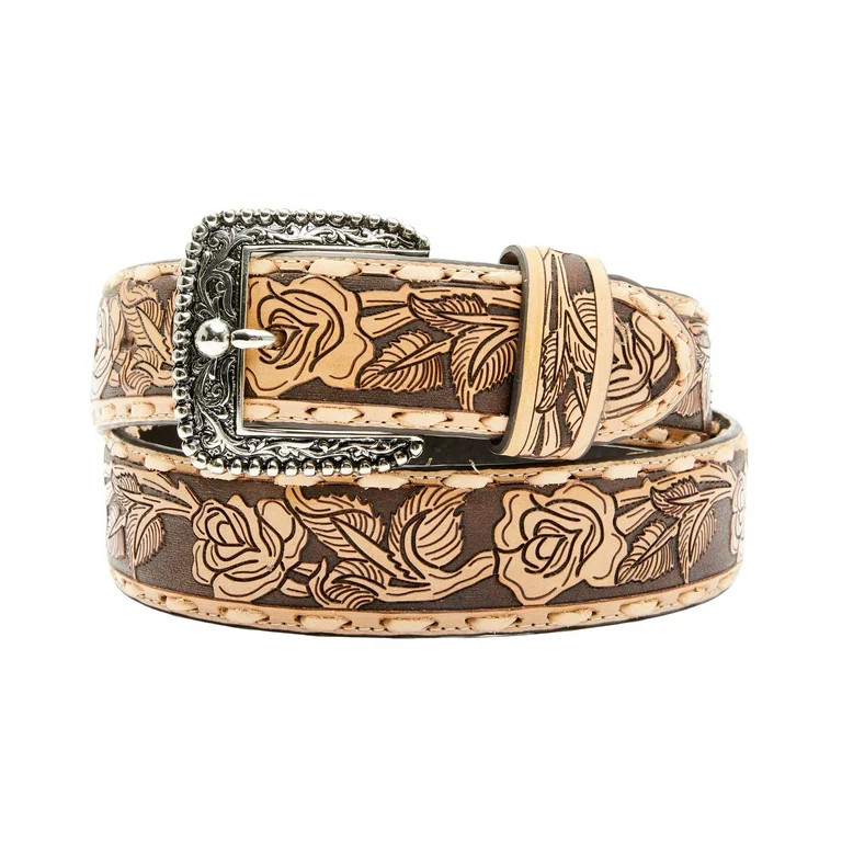 Idyllwind Women's Just A Rose Tooled Belt Brown - Fueled by Miranda Lambert | Walmart (US)