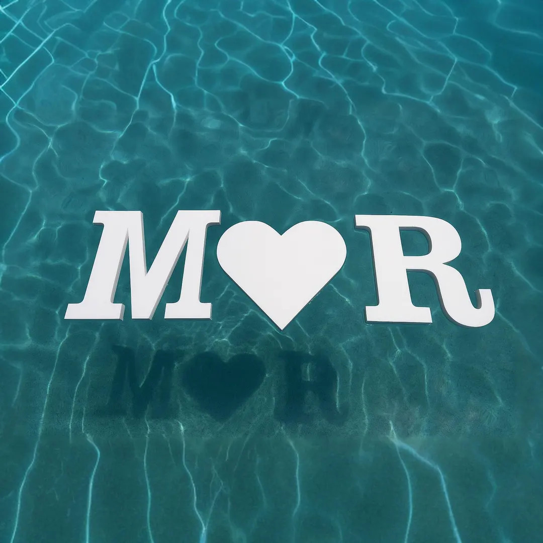 Custom Floating Pool Letters: 1.5" Thick Foam Party Decor | Etsy (US)