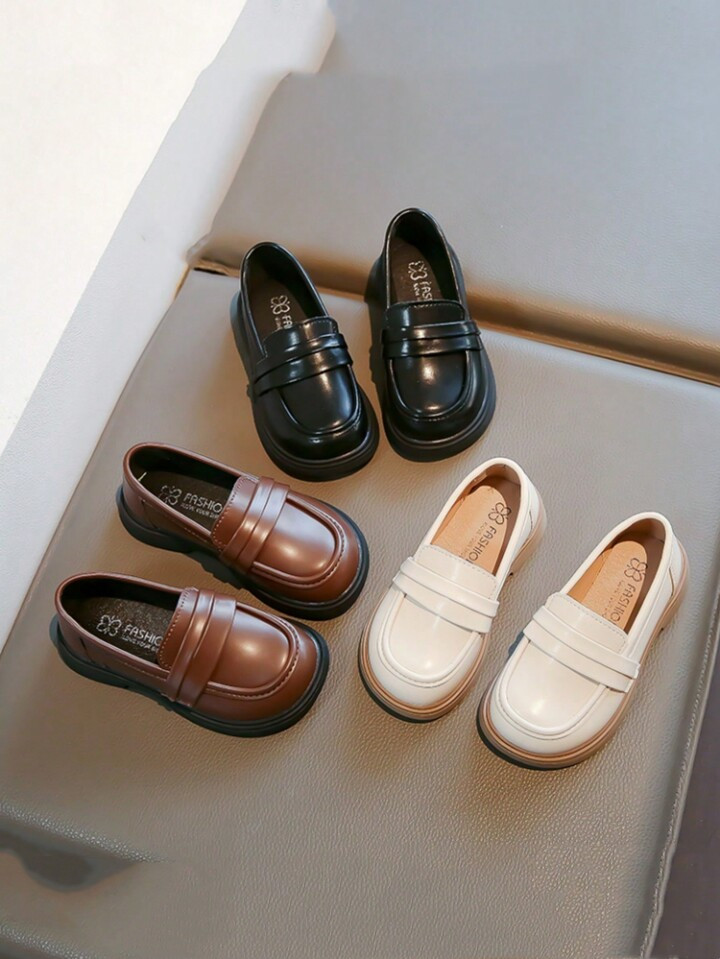 Moda Scarpe Stile Britannico Per Bambini Per La Primavera, Scarpe Piatte Prestazione Vintage Per ... | SHEIN