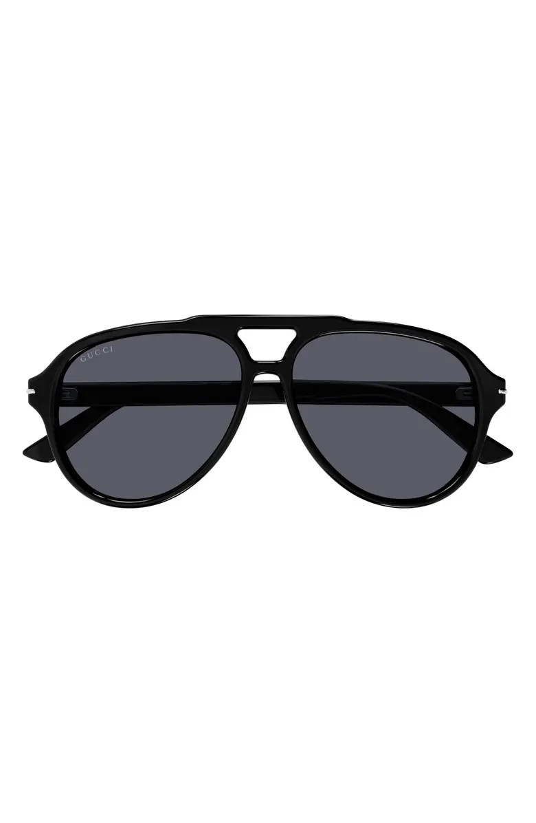 Gucci 58mm Navigator Sunglasses | Nordstrom | Nordstrom