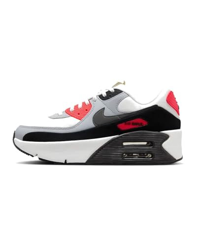 Nike Air Max 90 LV8 Women's Shoes (FD4328-101, Summit White/Black/Wolf Grey/Smoke Grey) Size 8.5 | Amazon (US)