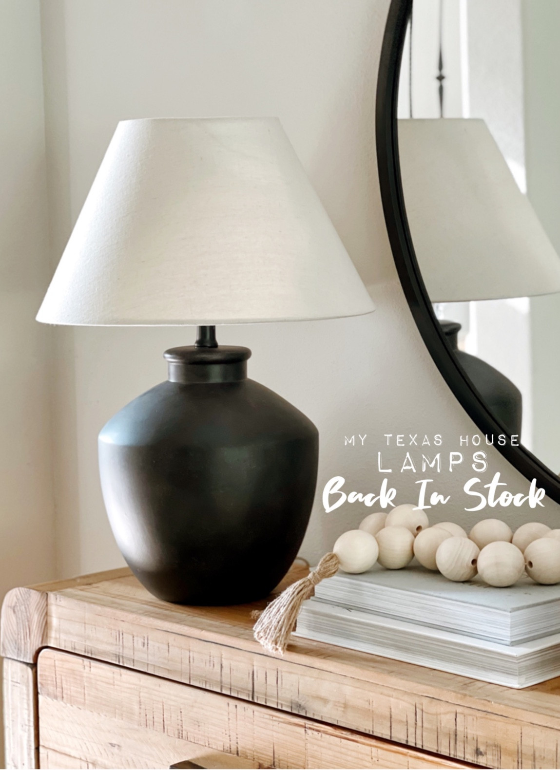 My Texas House lamps are back in stock! 

#LTKstyletip #LTKunder50 #LTKhome