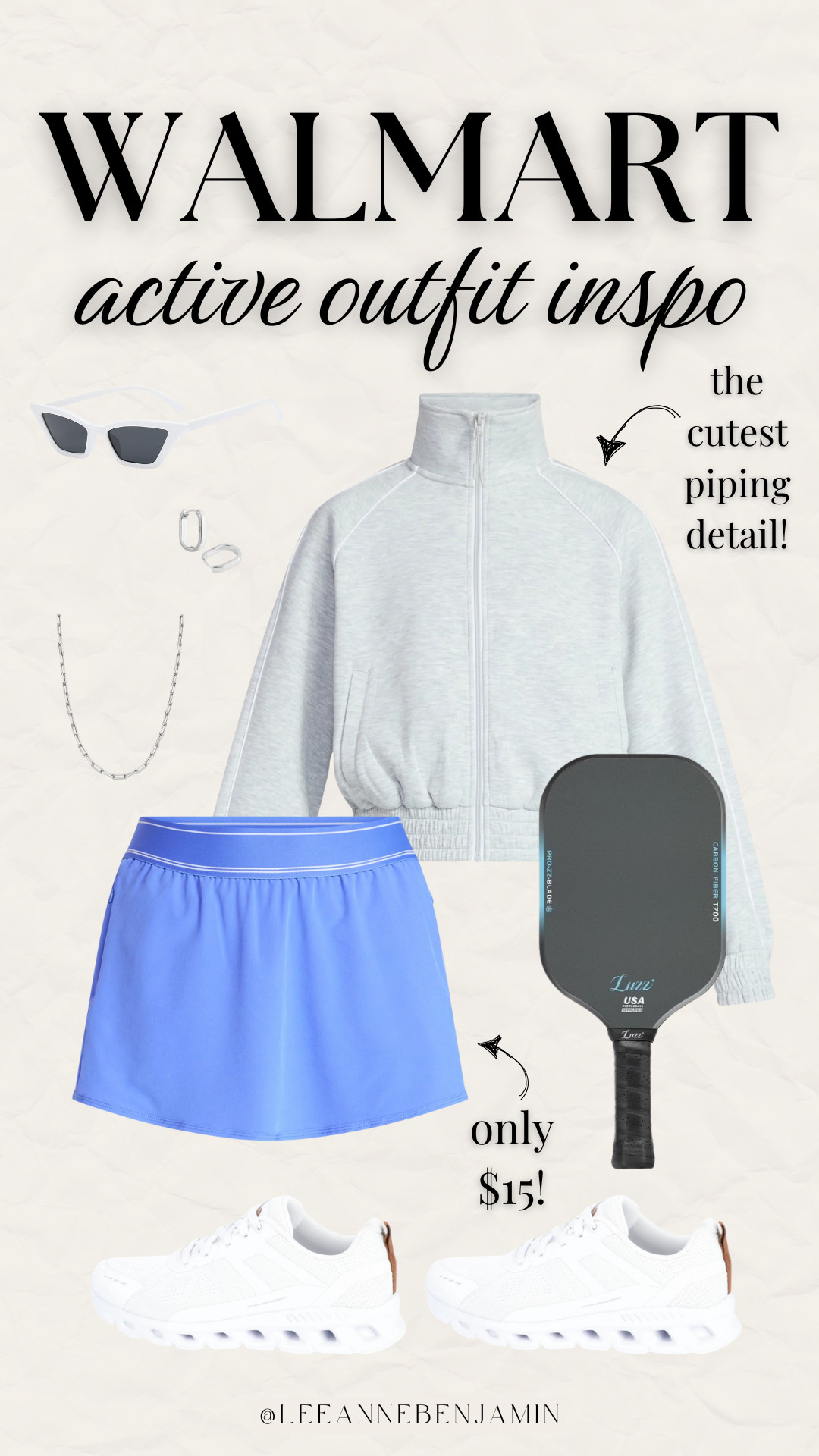 Active outfit inspo from Walmart! The cutest tennis dress only $15! 

 #LTKmomlife #LTKActive #LTKSaleAlert