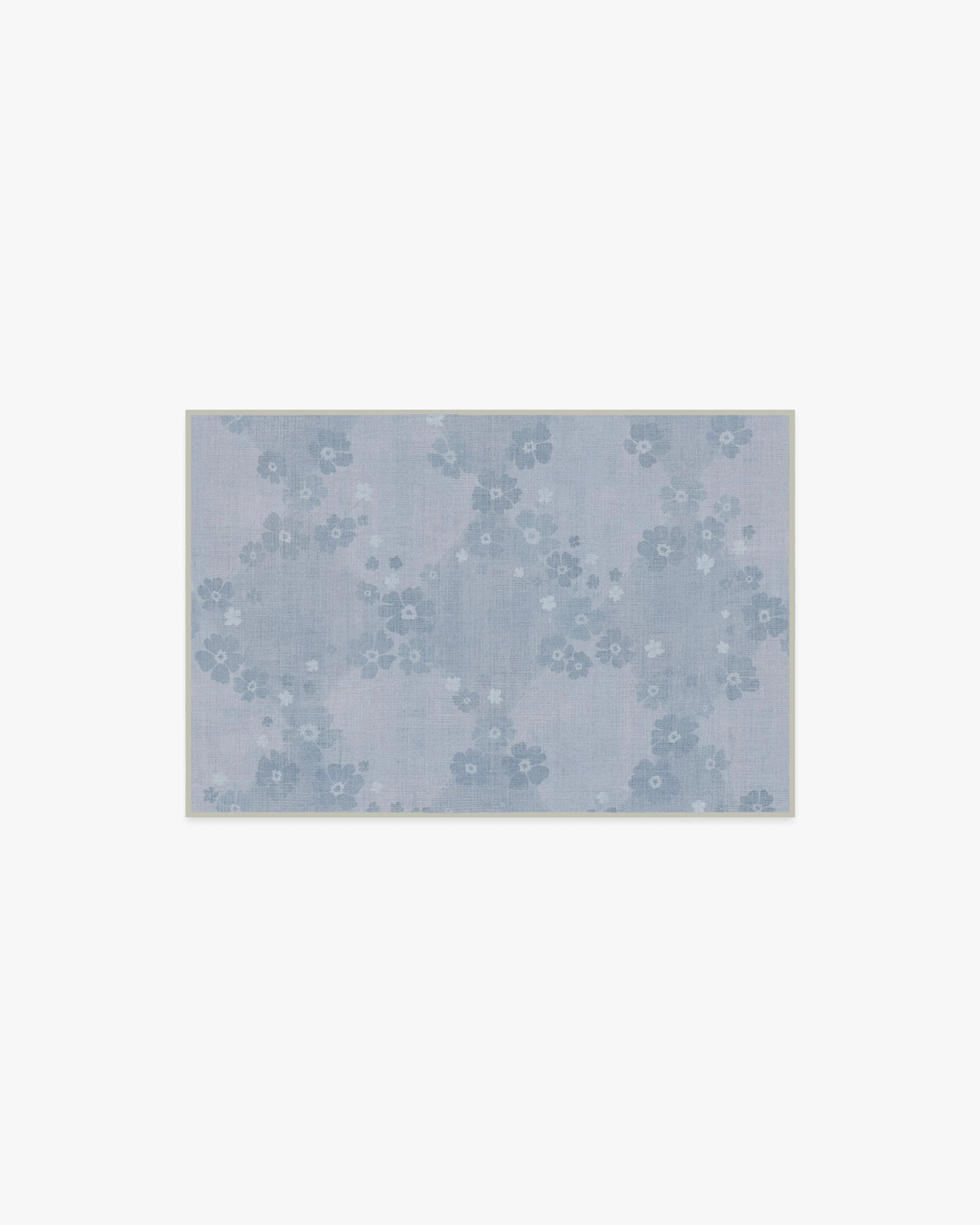 Serene Slate Blue Flatwoven Rug | Ruggable