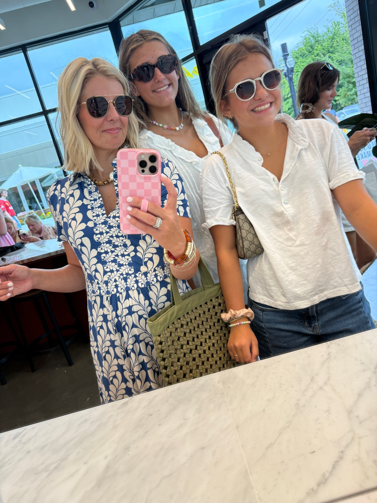 Shopping with my little mini mes… or tall mes, in MC’s case! Ha