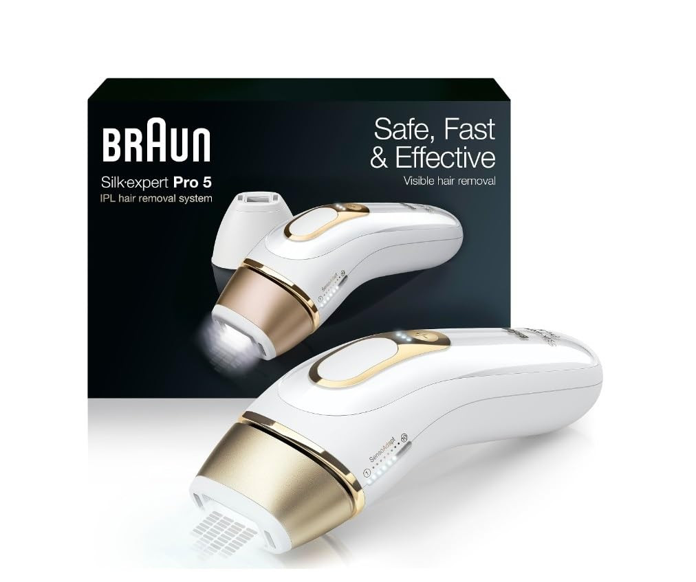 Braun IPL at Home Laser Hair Removal for Women and Men, Silk Expert Pro 5 PL5137 with Venus Swirl... | Amazon (US)