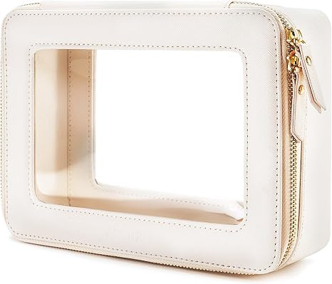 Aveniee Clear Makeup Bag Organizer, Travel Toiletry Bag Cosmetic Case for Women, Make Up Skincare... | Amazon (US)