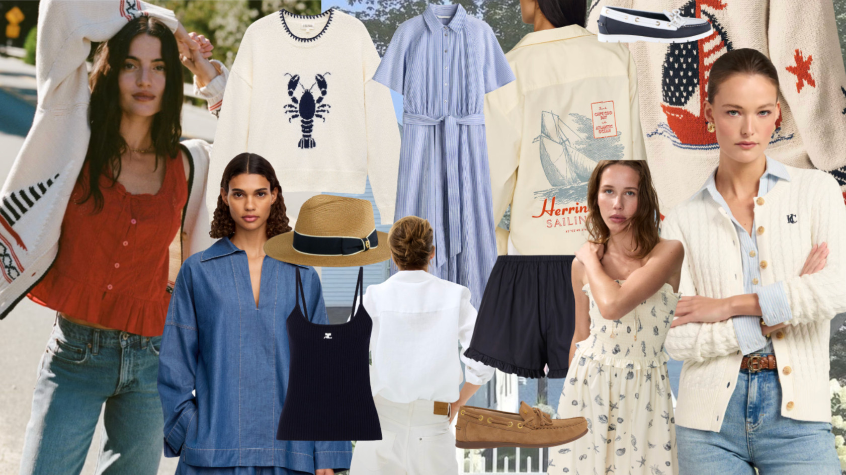 What I would wear to Nantucket 🦞 Nantucket outfit ideas, nautical clothing, stripe clothing, cable knit, Ralph Lauren old money style  ⚓️🤍 

 #LTKsummer #LTKtravel #LTKmodest