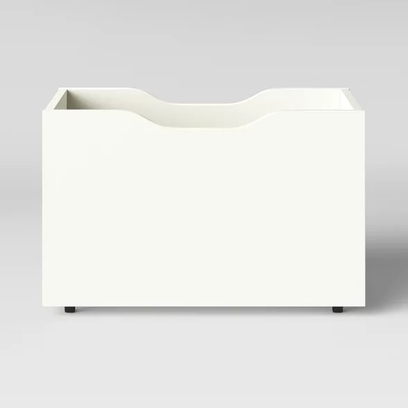 Rolling Storage Chest With Chalkboard Side White - Pillowfort™ | Target