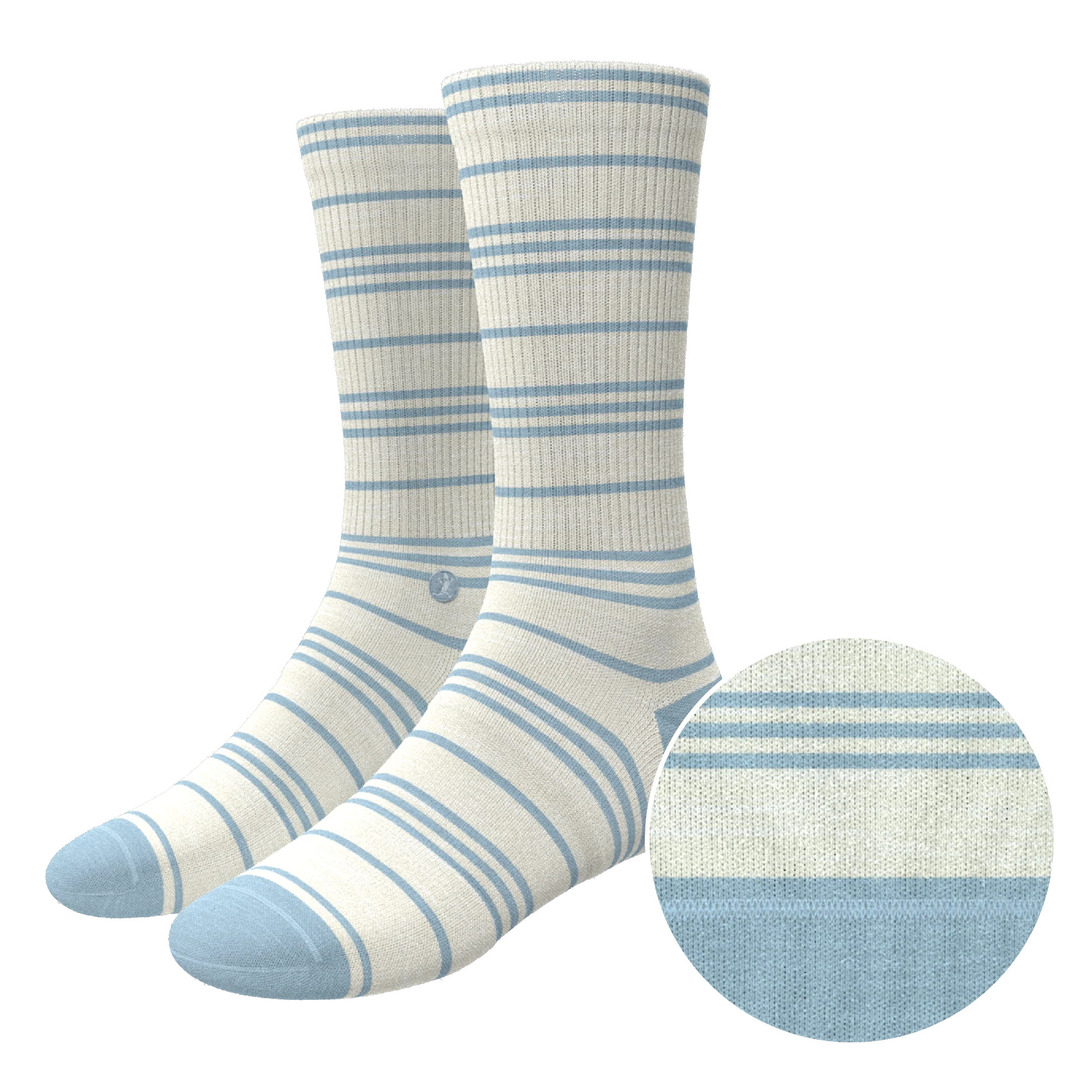 Stripe Heel Hammock™ Crew Socks | Shinesty