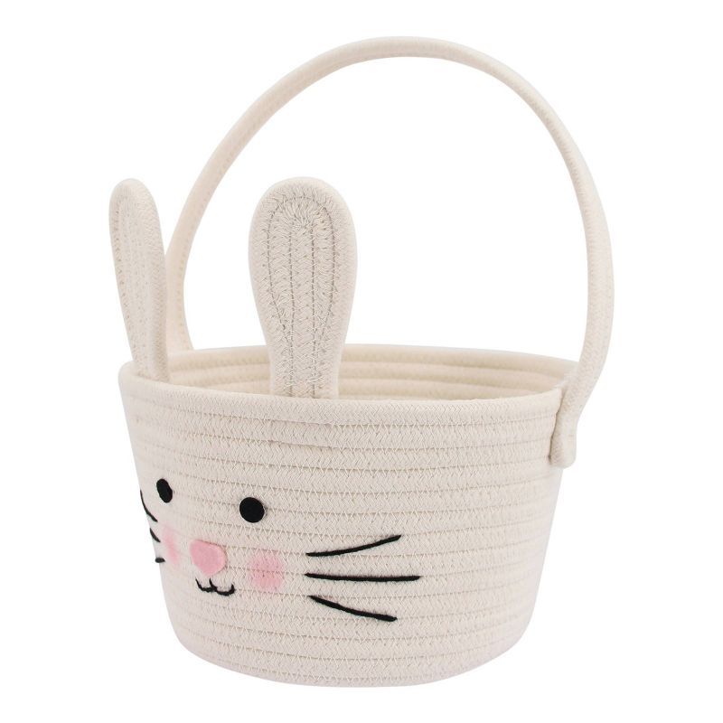 Circular Rope Decorative Easter Basket Bunny - Spritz™ | Target