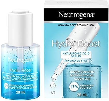 Neutrogena Moisturizer Neutrogena Hydro Boost Hyaluronic Acid Face Serum with Vitamin B5, Glyceri... | Amazon (CA)