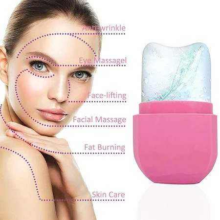 Ice Roller Skin Beauty Ice Facial Roller Portable Silicone Skin Care Face Ice Mold Reusable Brighten | Walmart (US)
