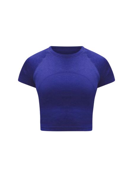 Swiftly Tech Cropped Short-Sleeve Shirt 2.0 | Women's Short Sleeve Shirts & Tee's | lululemon | Lululemon (US)