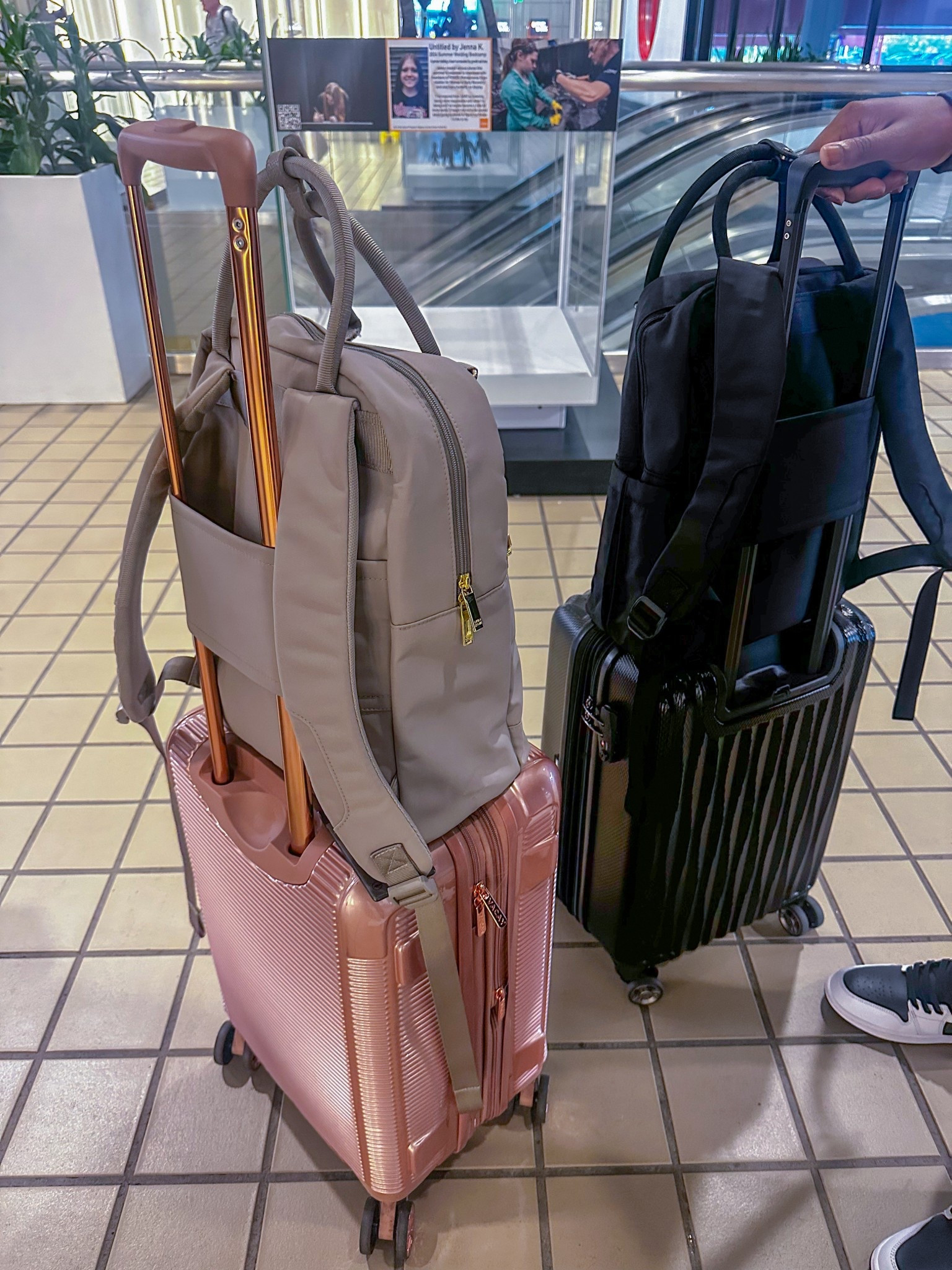 New backpacks for traveling! Small enough for a personal item. Carries by handles, straps on back or slide over the handle of your suitcase.

#LTKItBag #LTKFindsUnder100 #LTKTravel