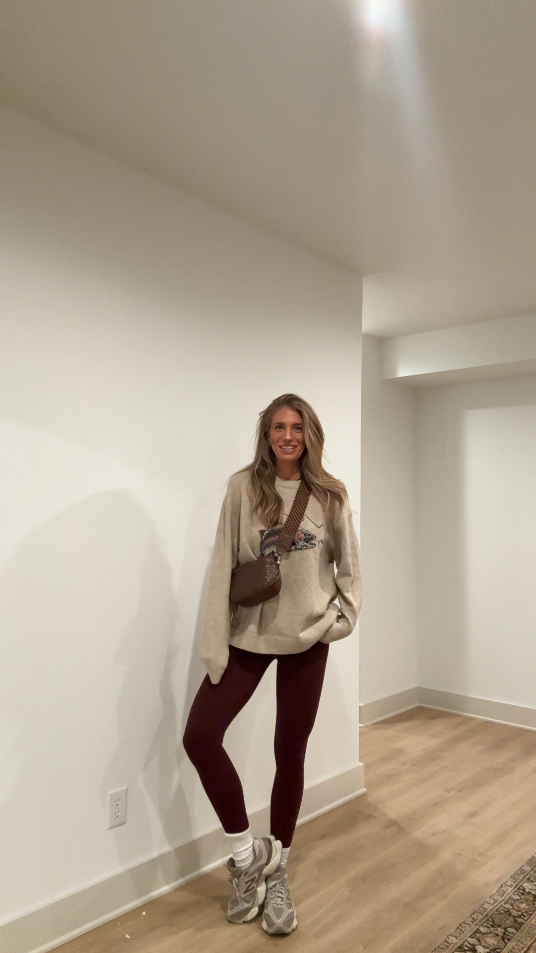 Saturday morning comfy fall outfit 
Small tall in leggings
Medium tall in sweater (runs oversized )

#LTKBump #LTKActive #LTKTall