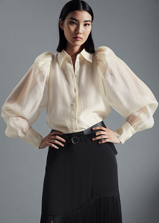 Bluse mit Puffärmeln | & Other Stories (DE + FR)