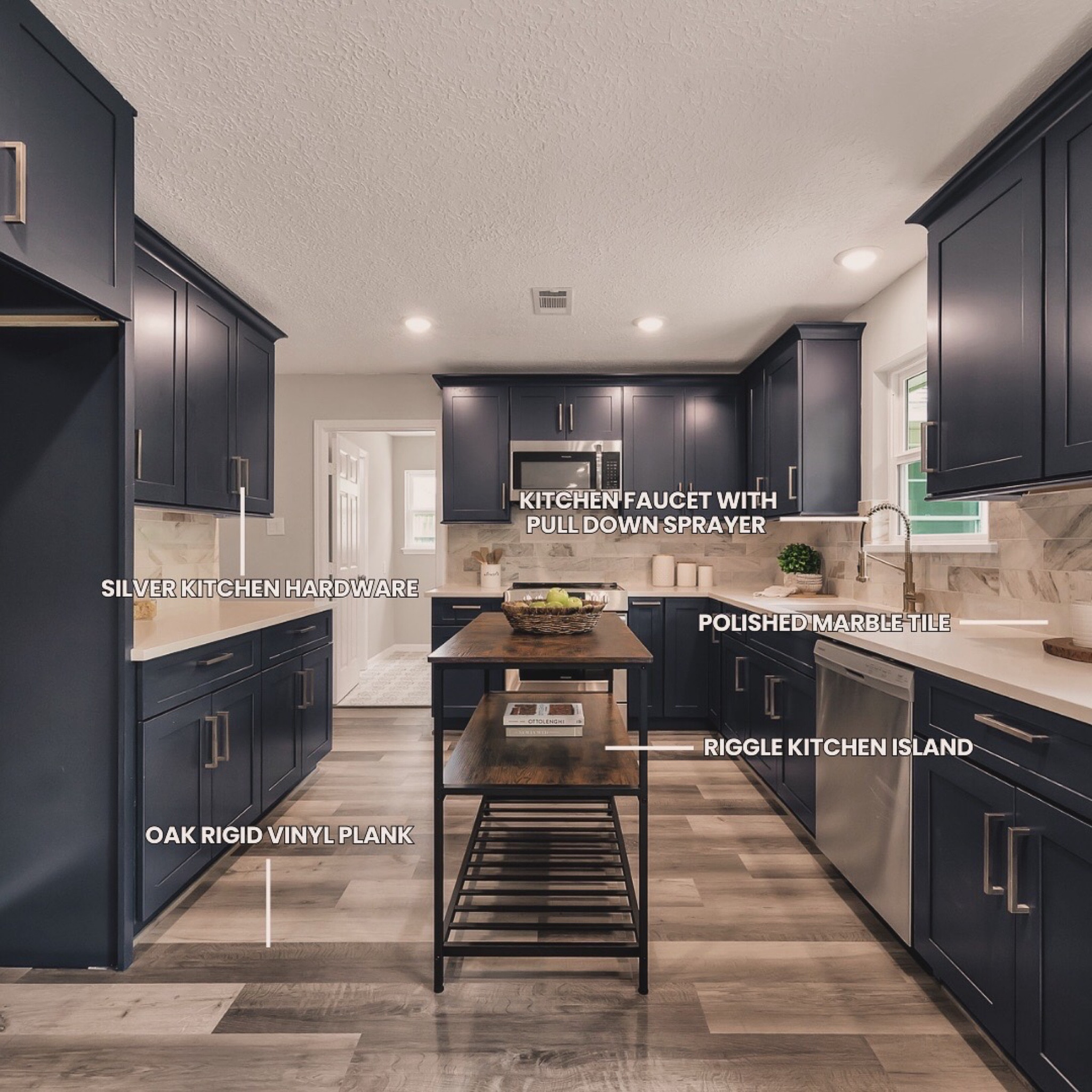 From cramped to calm, we breathed new life into this kitchen with a total gut renovation! RTA cabinets, white countertops, and a gorgeous backsplash create a fresh and inviting atmosphere. 

#LTKxNSale #LTKActive #LTKHome