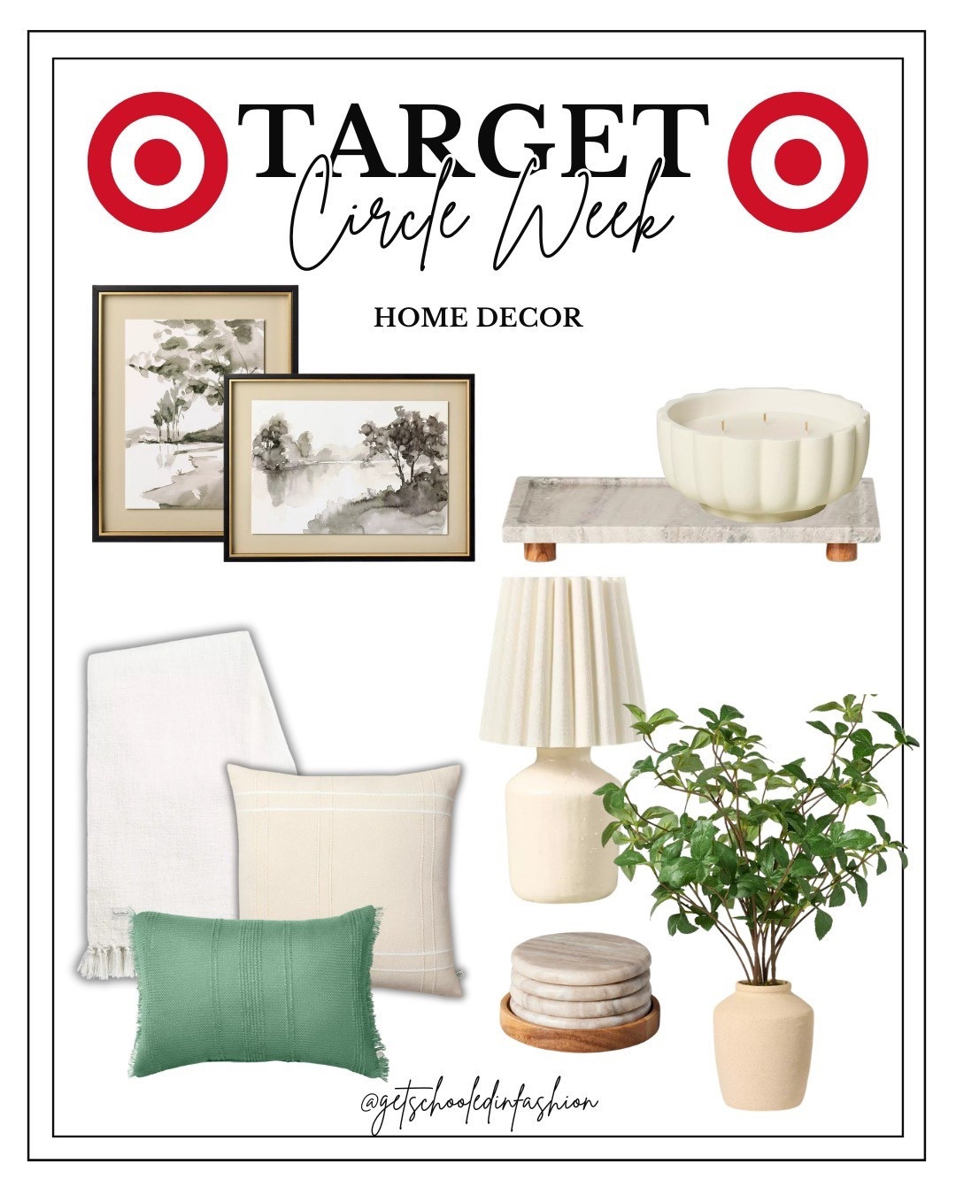Target home finds I’m loving—now on sale for Circle Week! From cozy textures to modern accents, these pieces add the perfect finishing touch without breaking the bank. Great time to refresh your space while everything’s marked down!

Target home decor, Target Circle Week, Target sale, home accents, neutral home, modern farmhouse, affordable decor, Target home finds, living room refresh, budget-friendly home

#LTKSaleAlert #LTKSeasonal #LTKHome