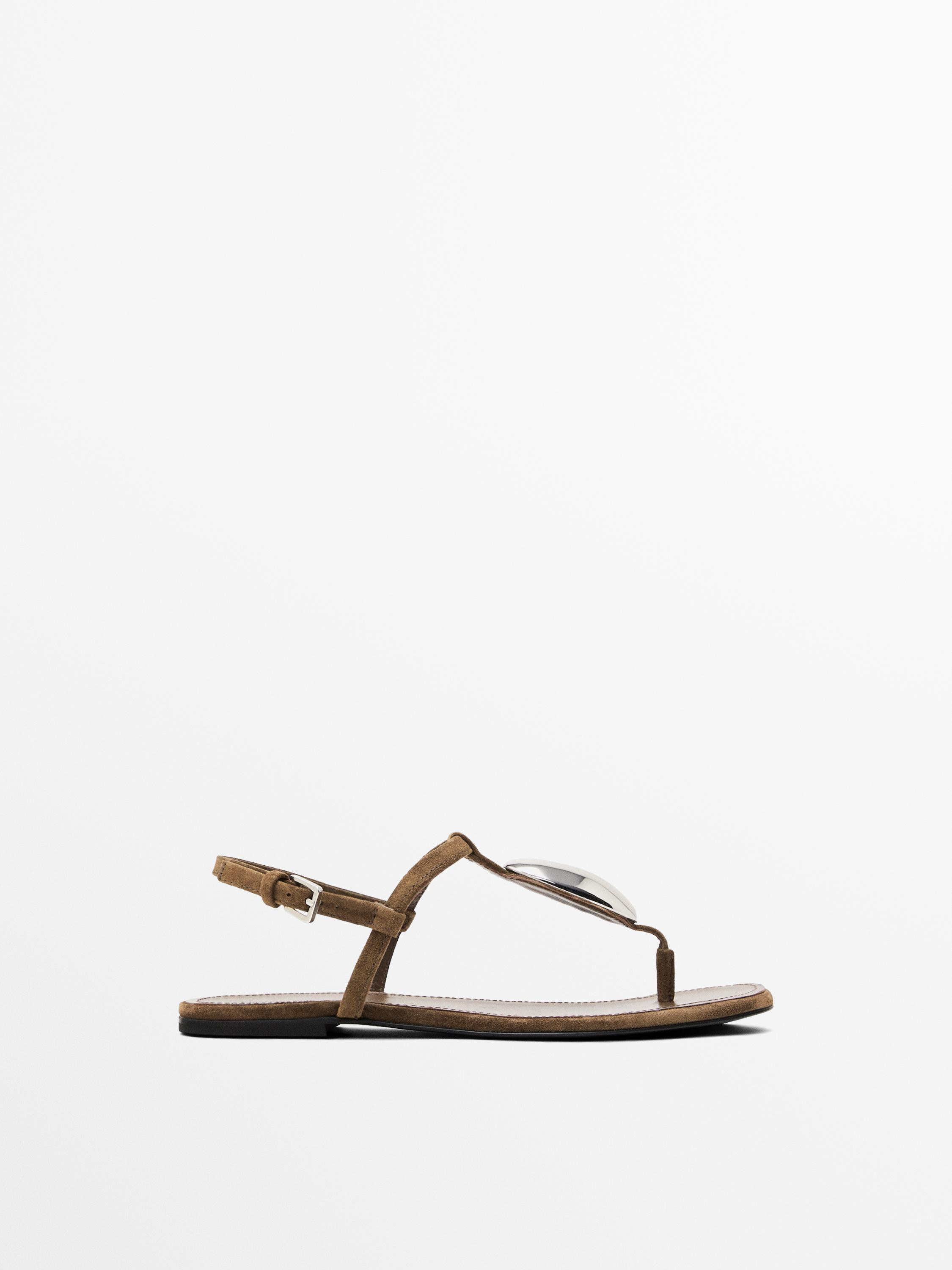 Rhinestone split suede sandals
    
 $160.00  Add to basket  SELECT SIZE | Massimo Dutti US