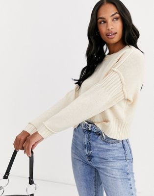 Y.A.S cropped knit sweater | ASOS US